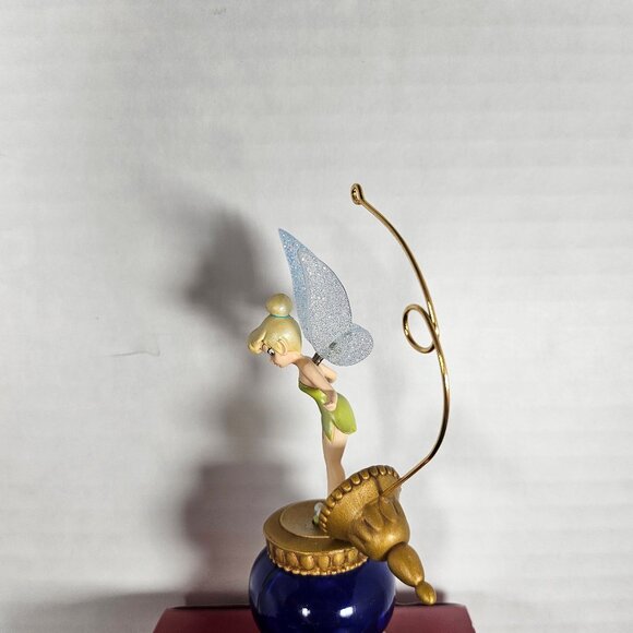 2002 Hallmark Keepsakes Tinker Bell Ornament Wind Up Movement EUC Inbox And Card - Picture 7 of 10